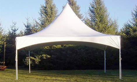 10 x 20 White Frame Tent Rentals in Waymart PA.